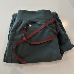 Figs Dark Green Jogger Pants small